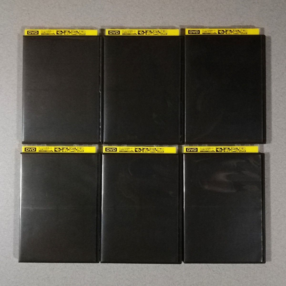 薄型レンタル用DVDケース  6枚セット スリムタイプ 
