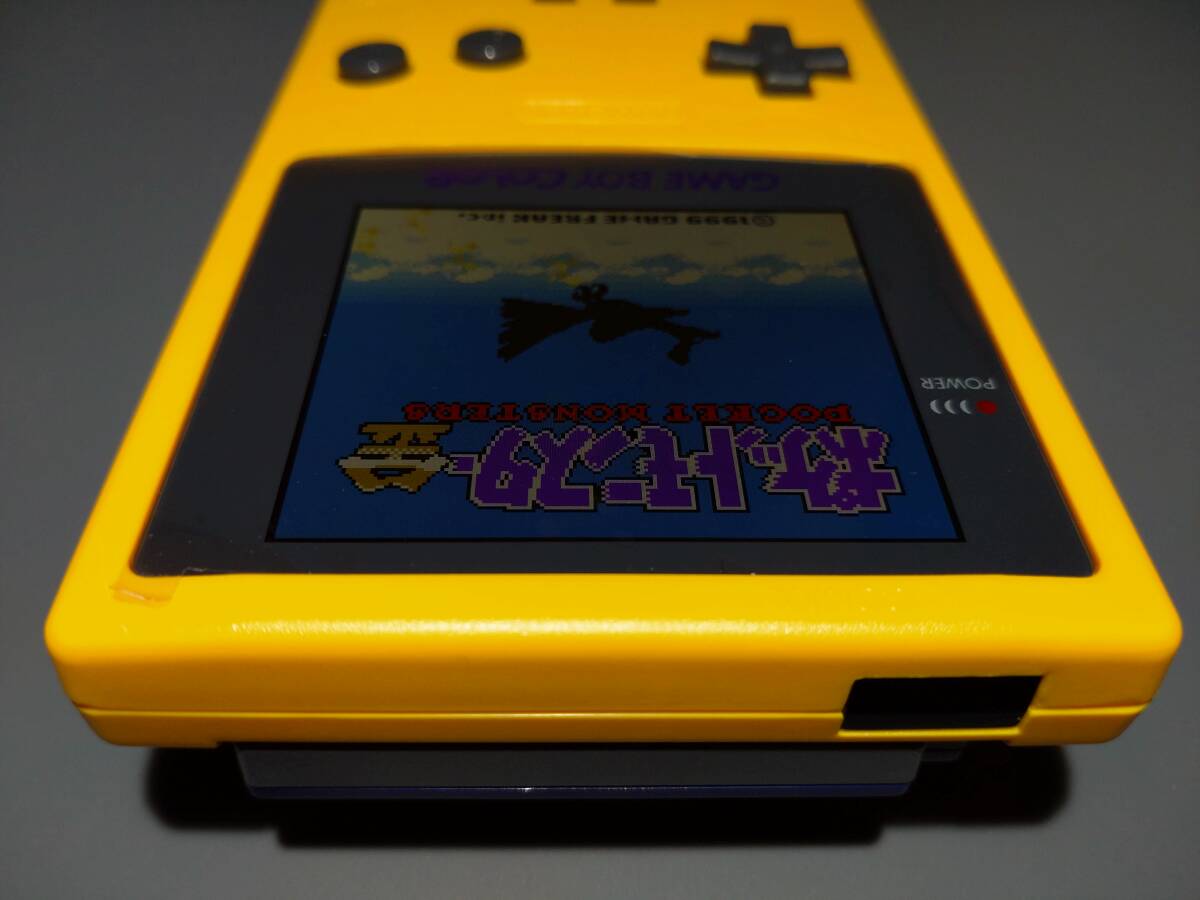 ゲームボーイカラー イエロー ips液晶 バックライト GBC IPS LCD ゲームボーイカラー イエロー ips液晶 バックライト GBC IPS LCD