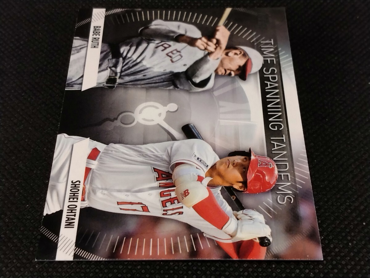 大谷翔平 ベーブ・ルース 【2023 TOPPS UPDATE TIME SPANNING TANDEMS TS-1 BABE RUTH SHOHEI OHTANI】 エンジェルス ドジャース_画像4