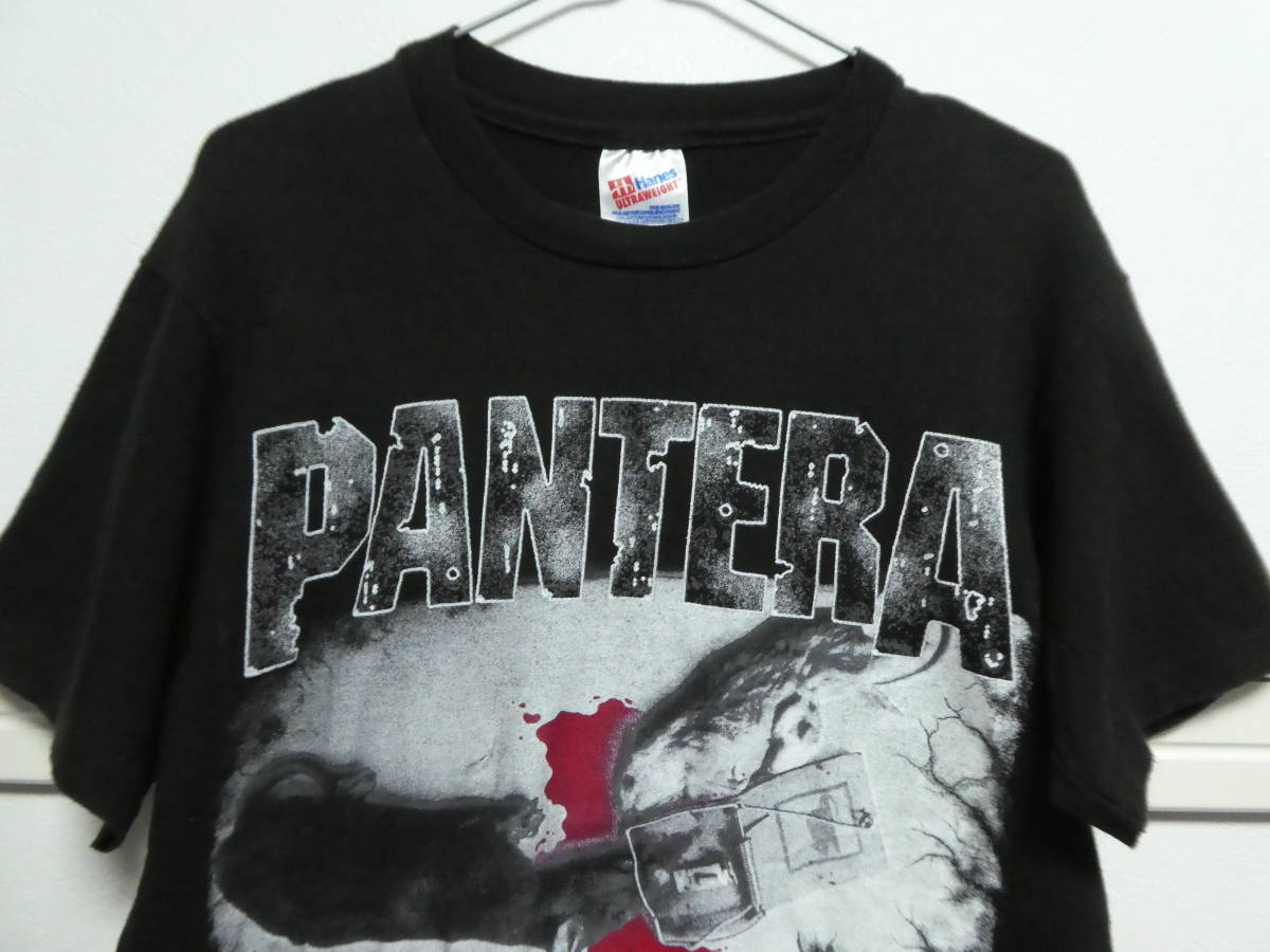 美品　90s パンテラ　PANTERA　ヴィンテージTシャツ　M　USA製　メタリカ　スレイヤー　マリリンマンソン　アンスラックス　ニルヴァーナ_画像5