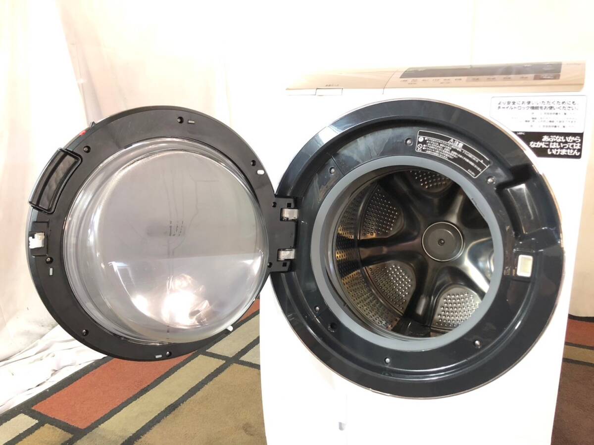 【日立】ドラム式洗濯乾燥機 HITACHI BD-SV110EL 洗濯11kg 乾燥6kg 左開きビッグドラム W63×H105×D71.5 ヒートリサイクル(C)BE3NM-2-N#24の画像10