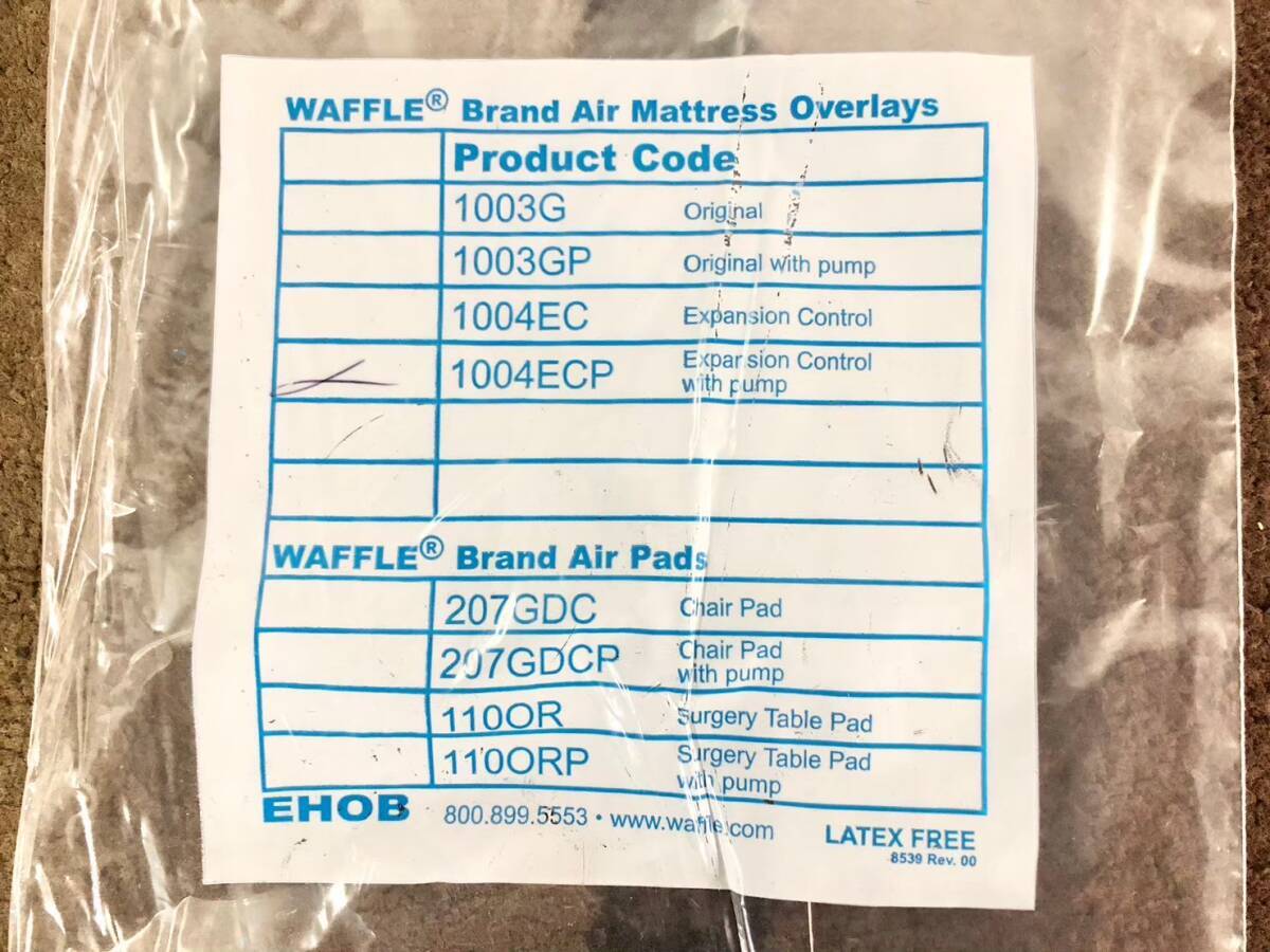 [ America made ] unused goods EHOB hand pump attaching over Ray air mattress 6 piece set 1004ECP.. prevention mat body posture conversion mat (160)*CE10AB