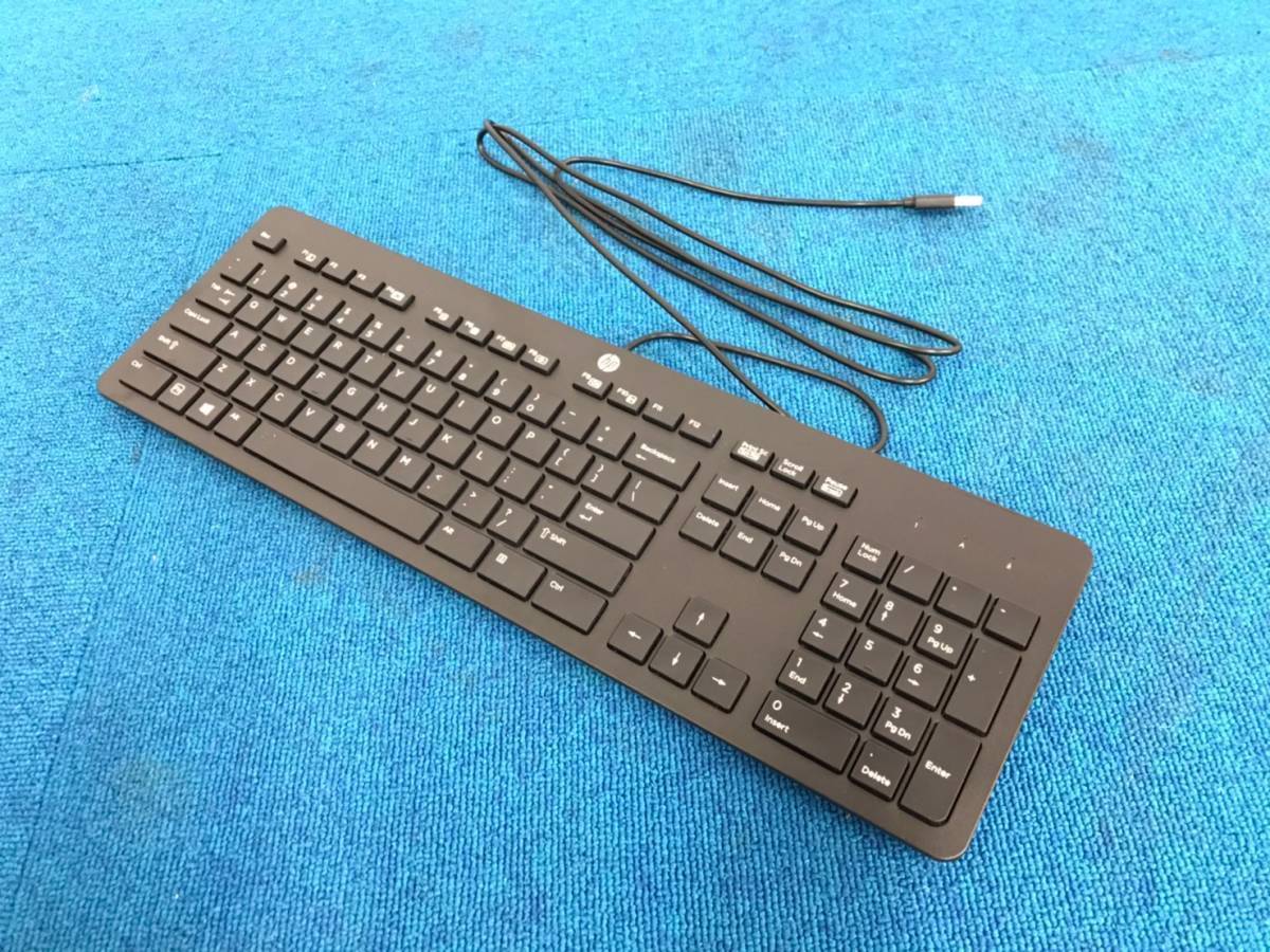 【米軍放出品】新品 HP KU-1469 スリムキーボード USB2.0接続 PC パソコン デスクトップ オフィス 書斎 ノートPC (80)☆CE12H_画像2