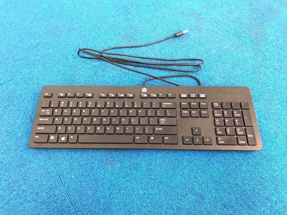 【米軍放出品】新品 HP KU-1469 スリムキーボード USB2.0接続 PC パソコン デスクトップ オフィス 書斎 ノートPC (80)☆CE12H_画像3