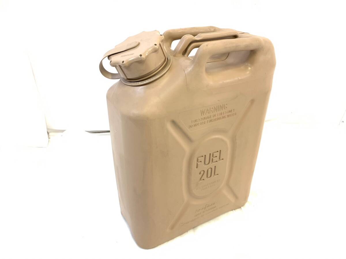 【米軍放出品】☆フューエルタンク 燃料タンク ジェリカン 5GAL 20L ポリタンク キャンプ アウトドア (120)☆XD12DK#24_画像1