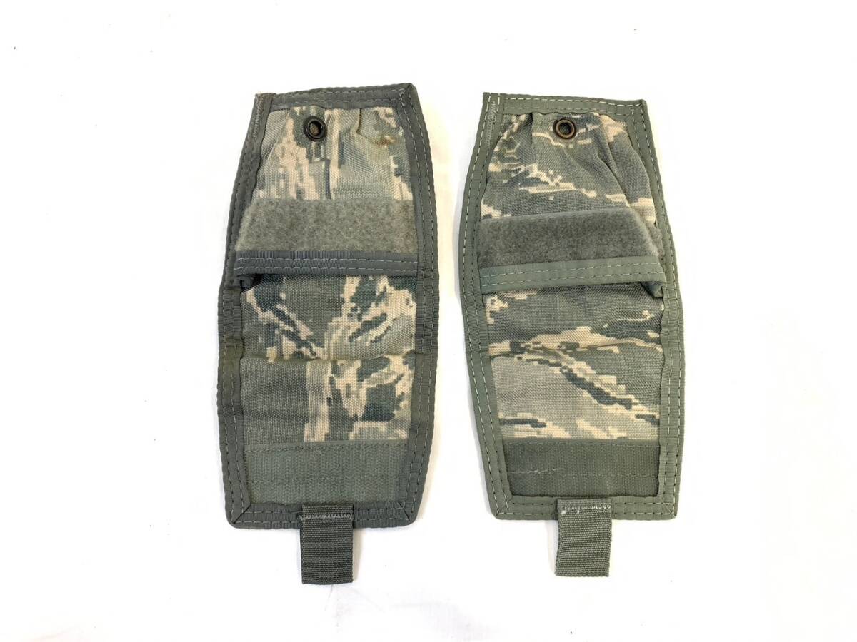 【米軍放出品】未使用 USAF SF手錠収納ポーチ2個セット ハンドカフポーチ ミリタリー デジタルタイガーストライプ(コンパクト)XE15KK-N#24_画像8