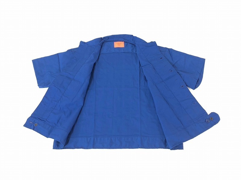 【米軍放出品】未使用品 半袖シャツ Lサイズ 20枚 ジャケット メンズ 青/ブルー (120)☆CE15B_画像7