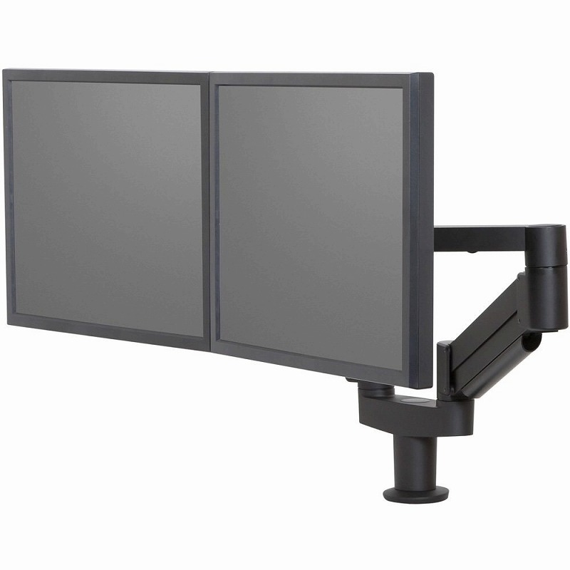 [ the US armed forces discharge goods ] unused goods dual monitor arm 2 screen 32 -inch double monitor arm ERGOTECH (140) *BD30PK-W#24