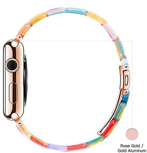 アップルウォッチ ベルト 樹脂ベルト ステンレス留め金 互換Apple Watch series9/8/Ultra/7/6/SE/5/4/3/2/1 サイズ42mm/44mm/45mm/49mm _画像6