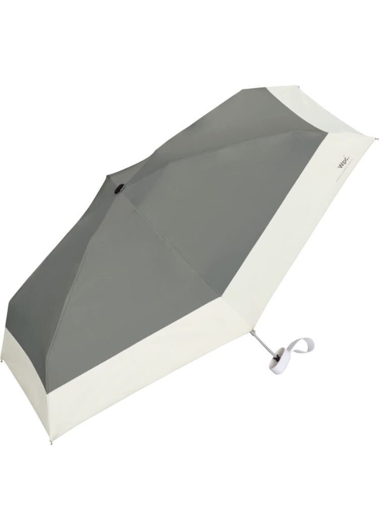 【新品未使用】Wpc折りたたみ傘 完全遮光 遮光切り継ぎタイニー ミニ　グレー