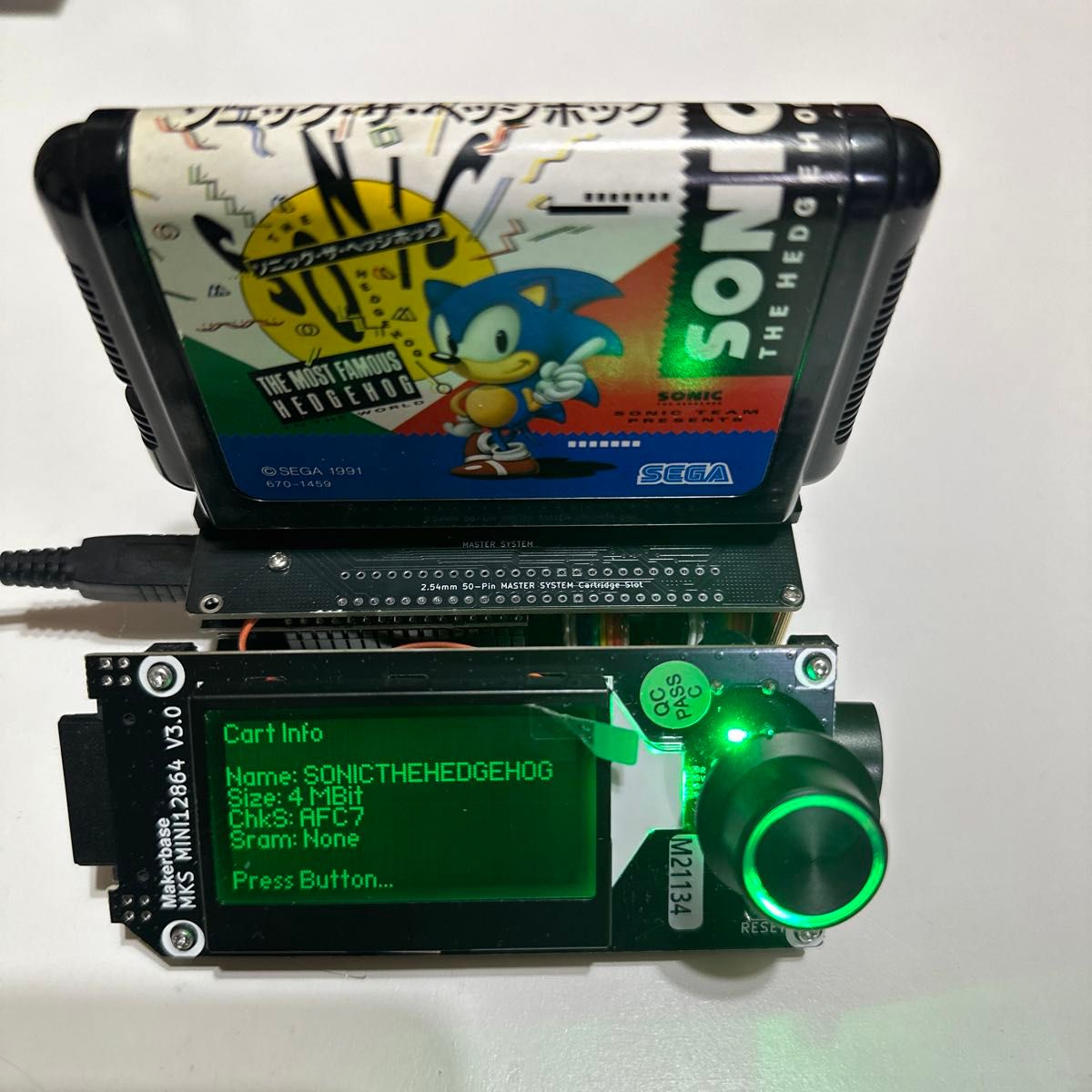 Cartridge Reader V5 （CartReader）レトロゲームROM吸出機 SA1チップmicroSD付即購入可能