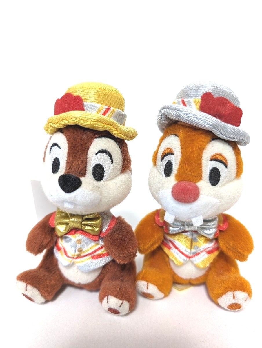 チップとデール　ハピネスイズヒア　ぬいぐるみバッジ ディズニー TDS