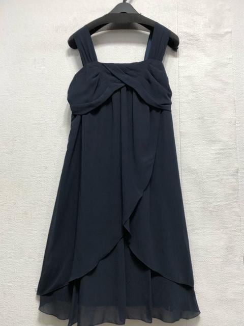 新品☆L♪黒×紺系♪ボレロ＆ワンピース♪フェミニン♪結婚式☆a309