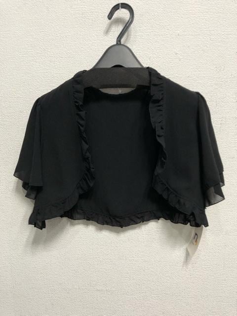 新品☆L♪黒×紺系♪ボレロ＆ワンピース♪フェミニン♪結婚式☆a309