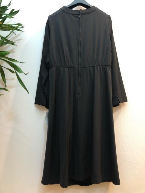 新品☆LL黒系♪パール調おしゃれ上品ワンピースドレス♪結婚式・パーティ☆b426_画像7