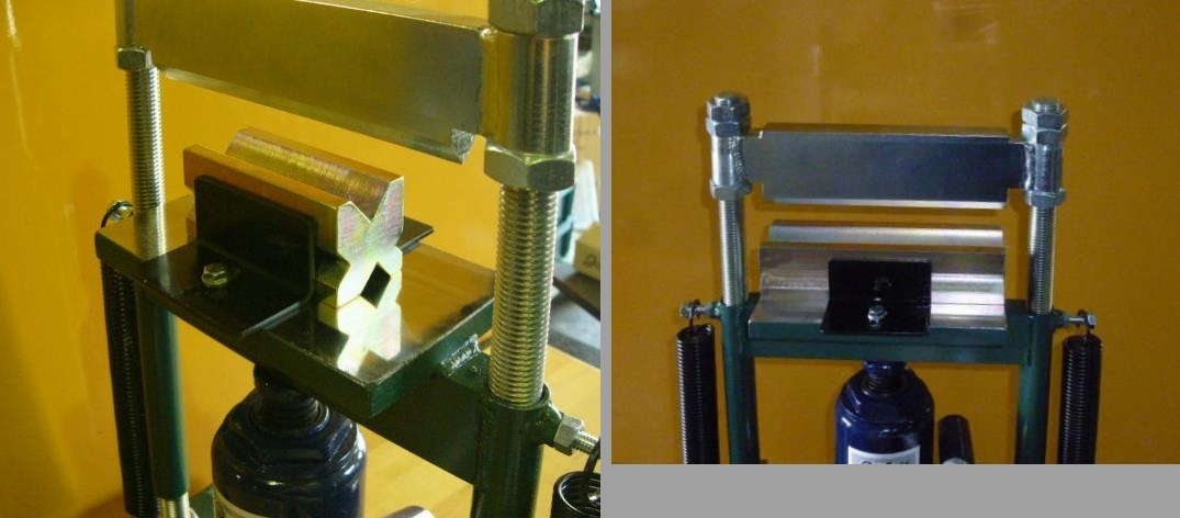 持ち運び可能、卓上型油圧式折り曲げ機、5㎜厚鉄板曲げ可能（最大6ｔ×100㎜幅の鉄板の曲げが可能）油圧式プレートベンダー10ton_画像4