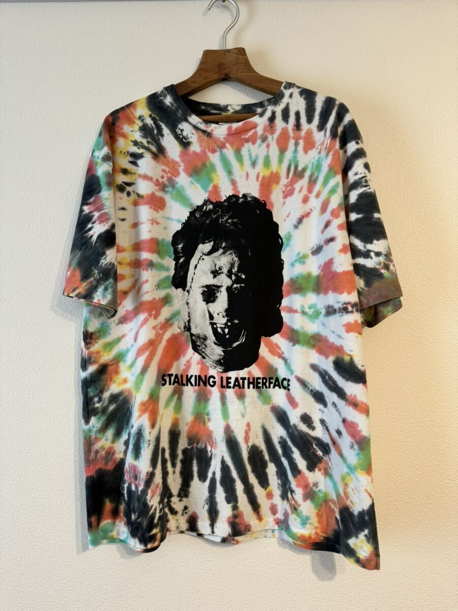 タグ付き　22SS WACKO MARIA THE TEXAS CHAINSAW MASSACRE / TIE-DYE T-SHIRT（TYPE-1）　TTCM-WM-TD01 タイダイ染め　サイズXL Tシャツ_画像1