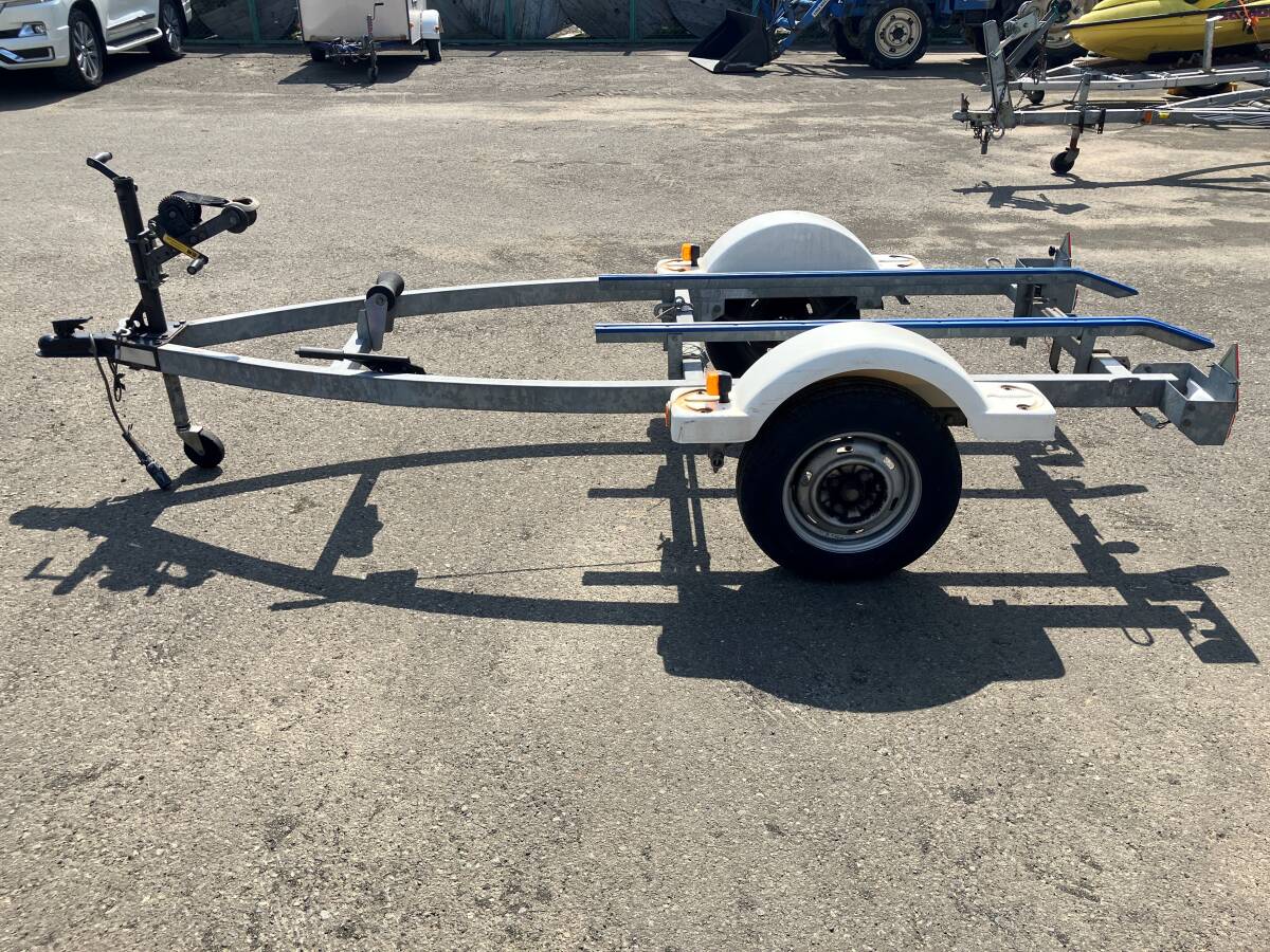  Sapporo departure * there is no highest bid! Boat Trailer - small . automobile side brake maximum loading capacity 300Kg selling up 