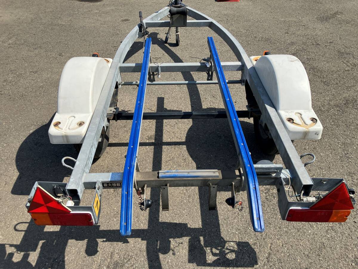 Sapporo departure * there is no highest bid! Boat Trailer - small . automobile side brake maximum loading capacity 300Kg selling up 
