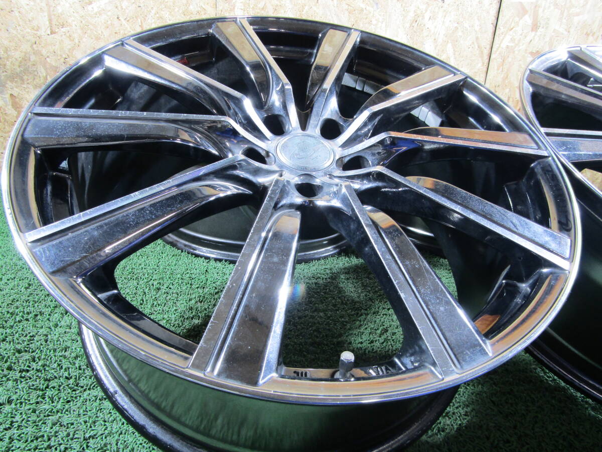 札幌発☆最落なし!【ヴェルファイア等】WEDS レオニス SL 20×8.5J +35 4本 売切_画像2