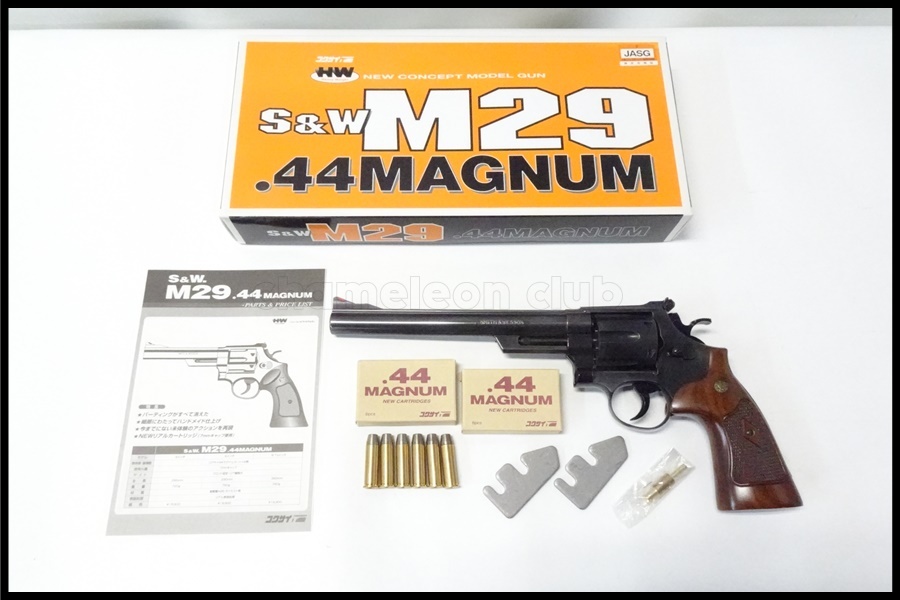 東京)コクサイ S&W M29 8 3/8インチ HWモデルガン No.285 Altamont木製グリップ/予備カート付_chc-2405013432-ai-081509798_1.jpg