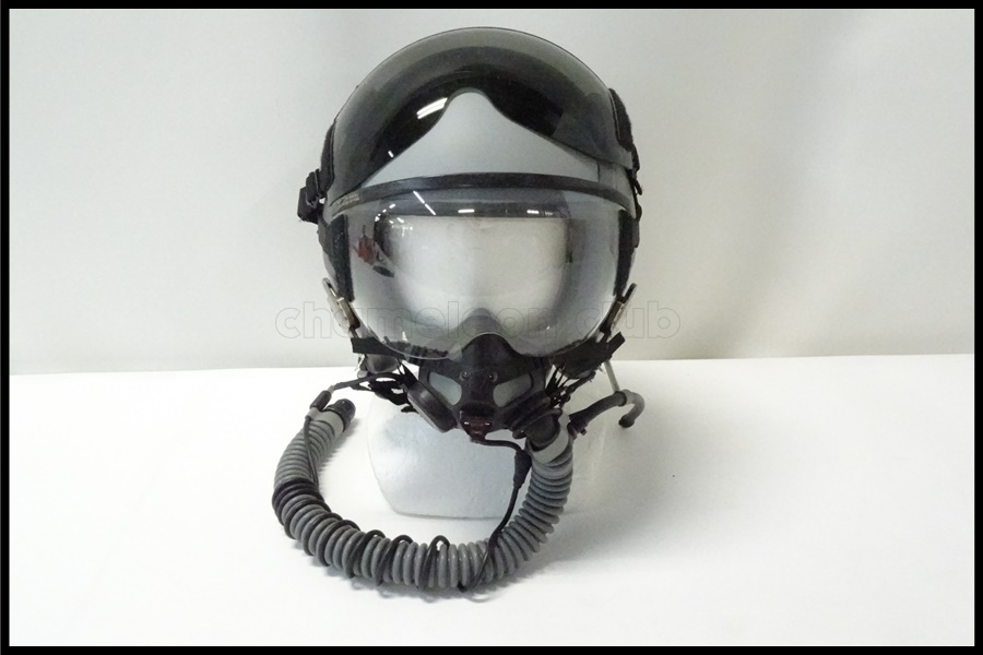 東京)米軍実物/HGU-55/P フライトヘルメット サイズXL＆MBU-20/P酸素マスク一式の画像2