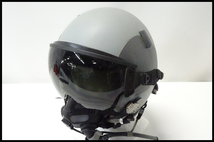 東京)米軍実物/HGU-55/P フライトヘルメット サイズXL＆MBU-20/P酸素マスク一式の画像6