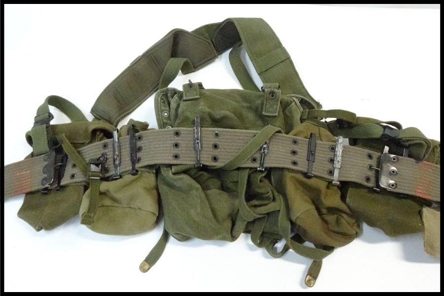  Tokyo ) the US armed forces discharge goods M1961 field pack /M1956 suspenders the truth thing nam war other pouch complete set 