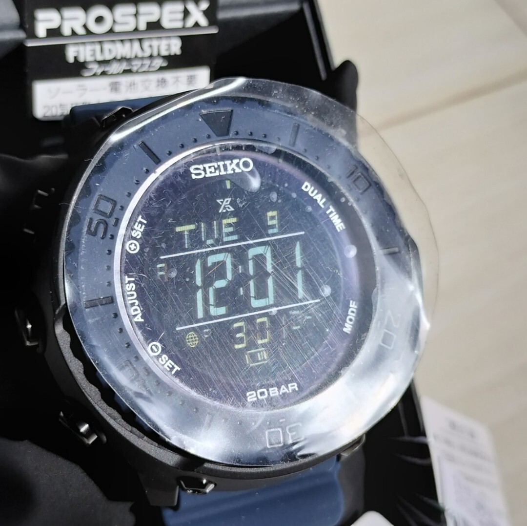 保護シール付きの新品 500本限定 セイコー ナノユニバース プロスペックス SBEP015 SEIKO PROSPEX フィールドマスター ソーラー 腕時計の画像2