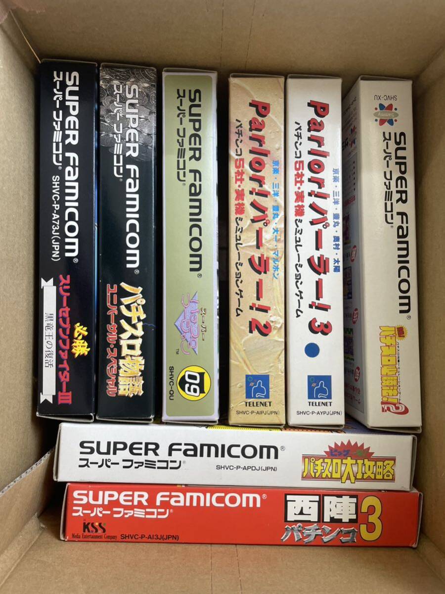 #Nintendo Super Famicom SFC soft 8 пункт совместно патинко слот инструкция / с ящиком nintendo работоспособность не проверялась 