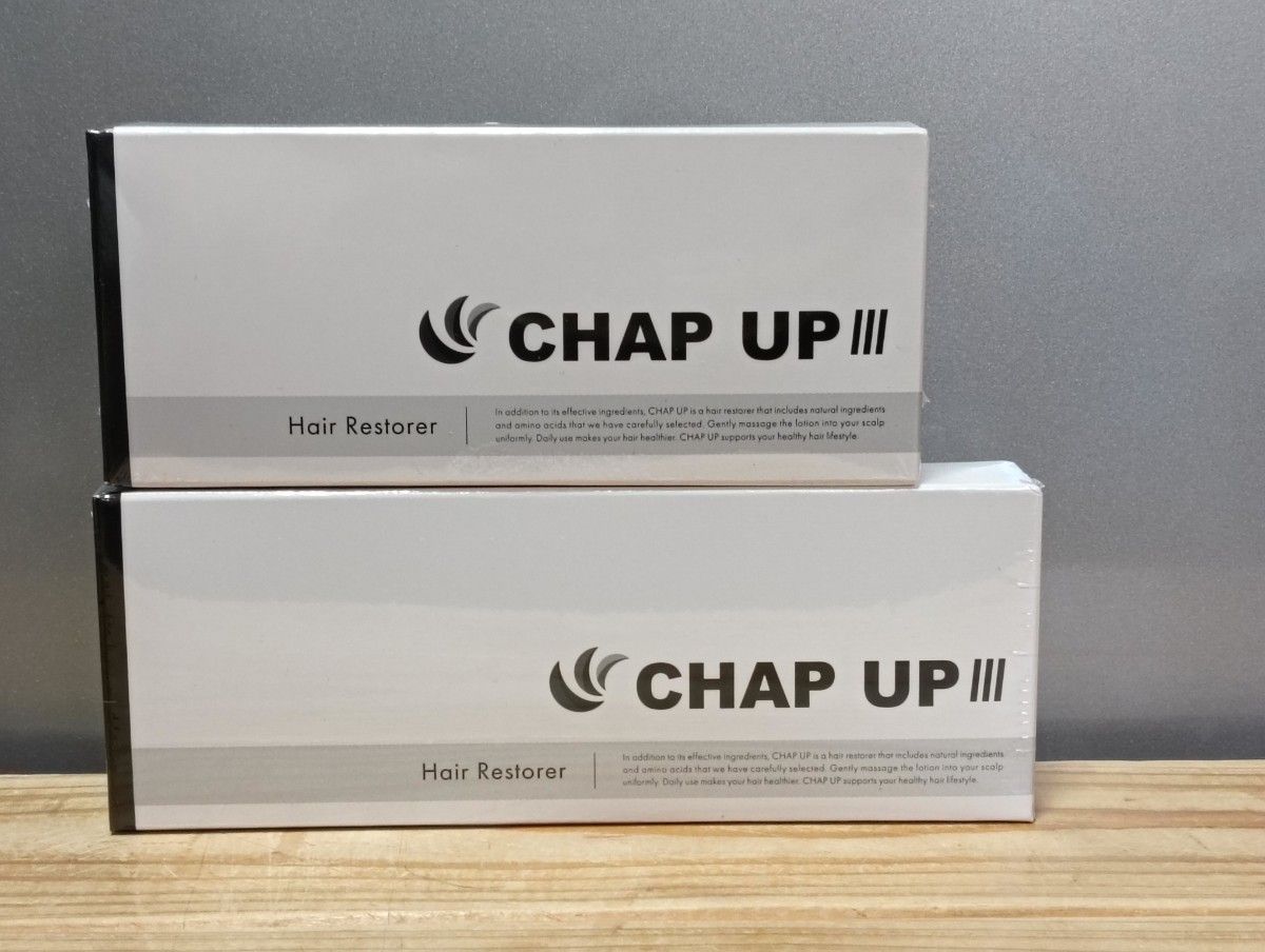 [迅速発送]最新タイプ　チャップアップ(CHAP UP) 2本セット 薬用育毛剤 