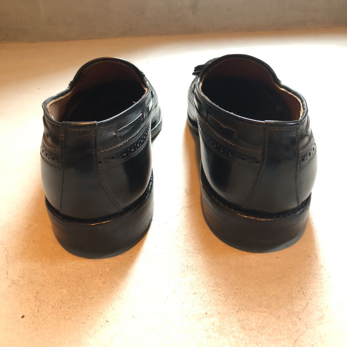 [ прекрасный товар ] Allen Edmonds кожа обувь 26.5cm US8.5 man Cesta -Manchester кисточка Vintage a Len Ed monz Loafer USA кожа 