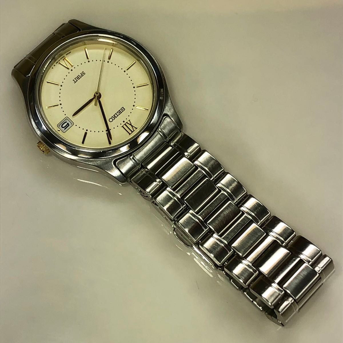セイコー スピリット 7N42-6110 アナログ クォーツ デイデイト メンズ腕時計