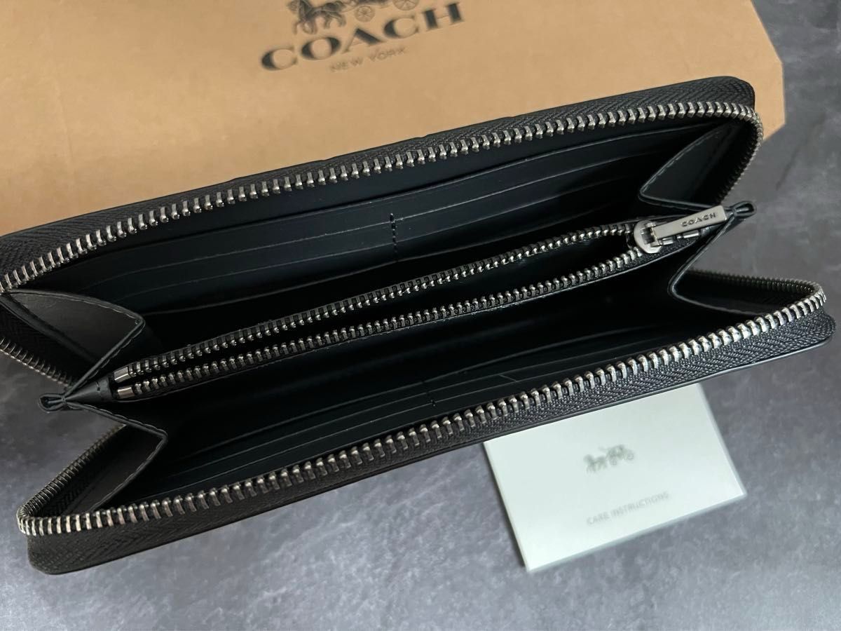 新品】coach 財布 長財布 メンズ ブラック ブルー コーチ|Yahoo 新品】coach 財布 長財布 メンズ ブラック ブルー コーチ|Yahoo
