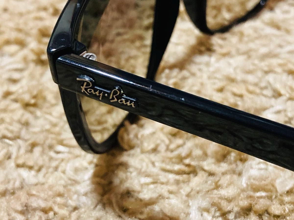 美品 レイバン 純正 サングラス RB 4147 スモークレンズ ブラックフレーム Ray Ban レディース メンズ 女性 男性