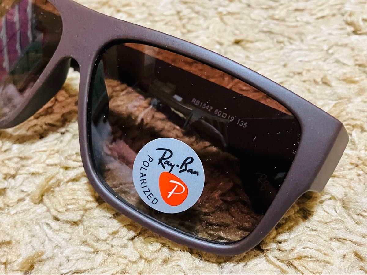 未使用新品 レイバン 純正 偏光 サングラス RB1542 ポラライズド ブラウンレンズ Ray Ban レディース メンズ 女性