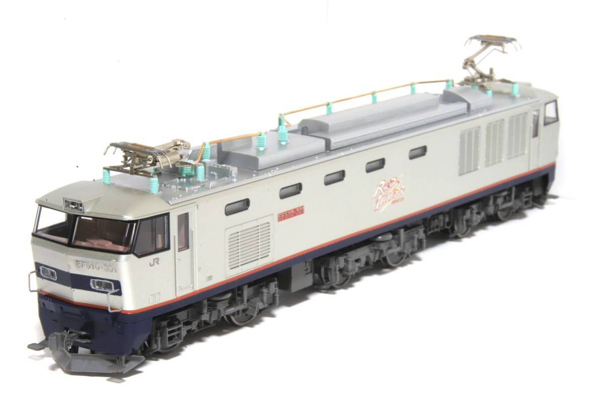 KATO JR貨物 EF510 300番台 301号機 門司機関区 加工品1/80 HOゲージ_画像3