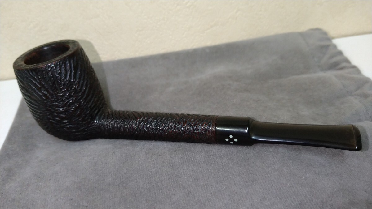 Sasieni FOUR DOT RUSTIC 'STAMFORD' LONDON MADE MADE IN ENGLAND Saddle Lovat, Estate Pipe 喫煙具 パイプ_画像5