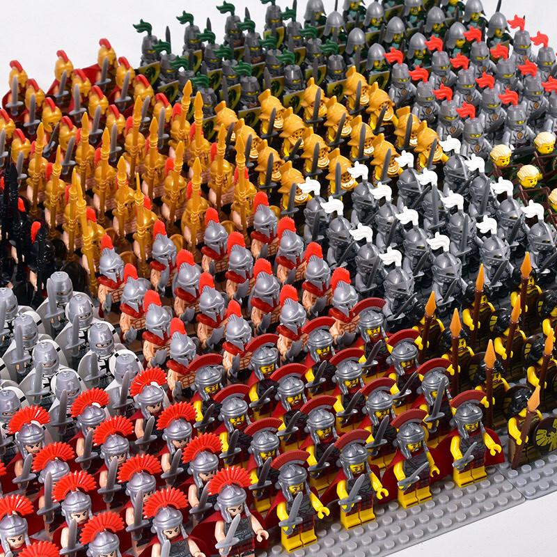 ☆国内発送☆ 　レゴ　互換　ミニフィグ　大量　ローマ帝国　２１体セット　ローマ軍　兵士　戦士　ミニフィギュアシリーズ　LEGO_画像3