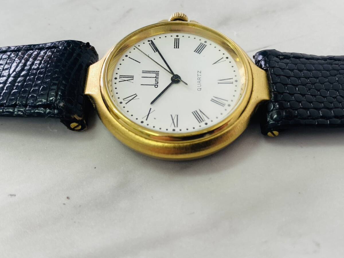 G5259 Dunhill Dunhill кварц наручные часы 1450 текущее состояние товар 