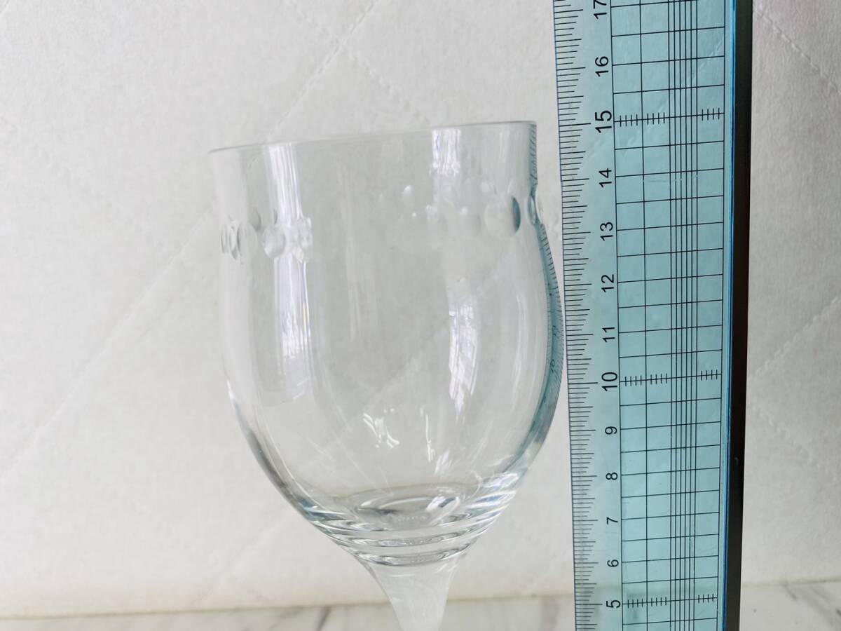 G5549 TIFFANY&Co. ティファニー スウィング ワイングラス ペアグラス クリスタルガラス 未使用保管品_画像5