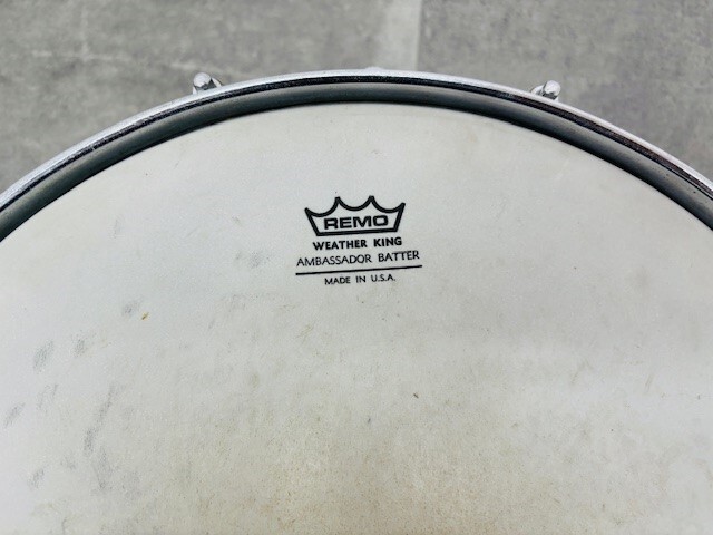 【F7913⑥】Pearl パール REMO WEATHER KING AMBASSADOR BATTER_画像4