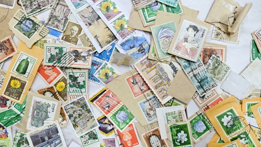 【F2024/05/19⑦】1円～ 日本切手 記念切手 消印 まとめ　大量！100g以上_画像3