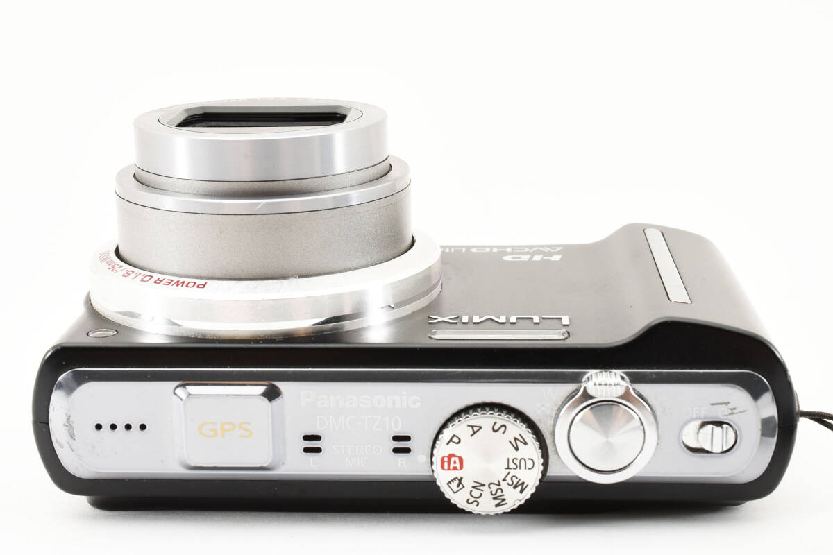Panasonic LUMIX DMC-TZ10 パナソニック コンパクトデジタルカメラ 充電アダプター付 [正常動作品] #2116720A_画像6
