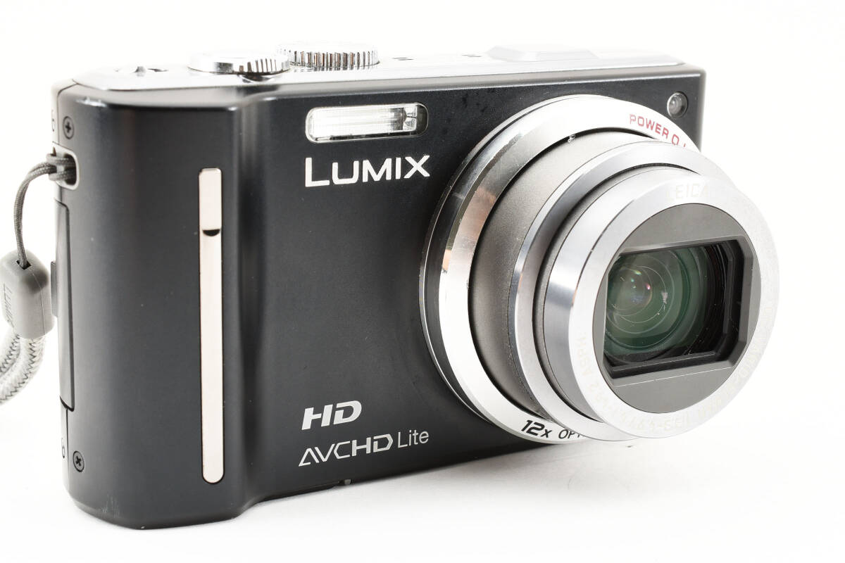Panasonic LUMIX DMC-TZ10 パナソニック コンパクトデジタルカメラ 充電アダプター付 [正常動作品] #2116720A_画像3