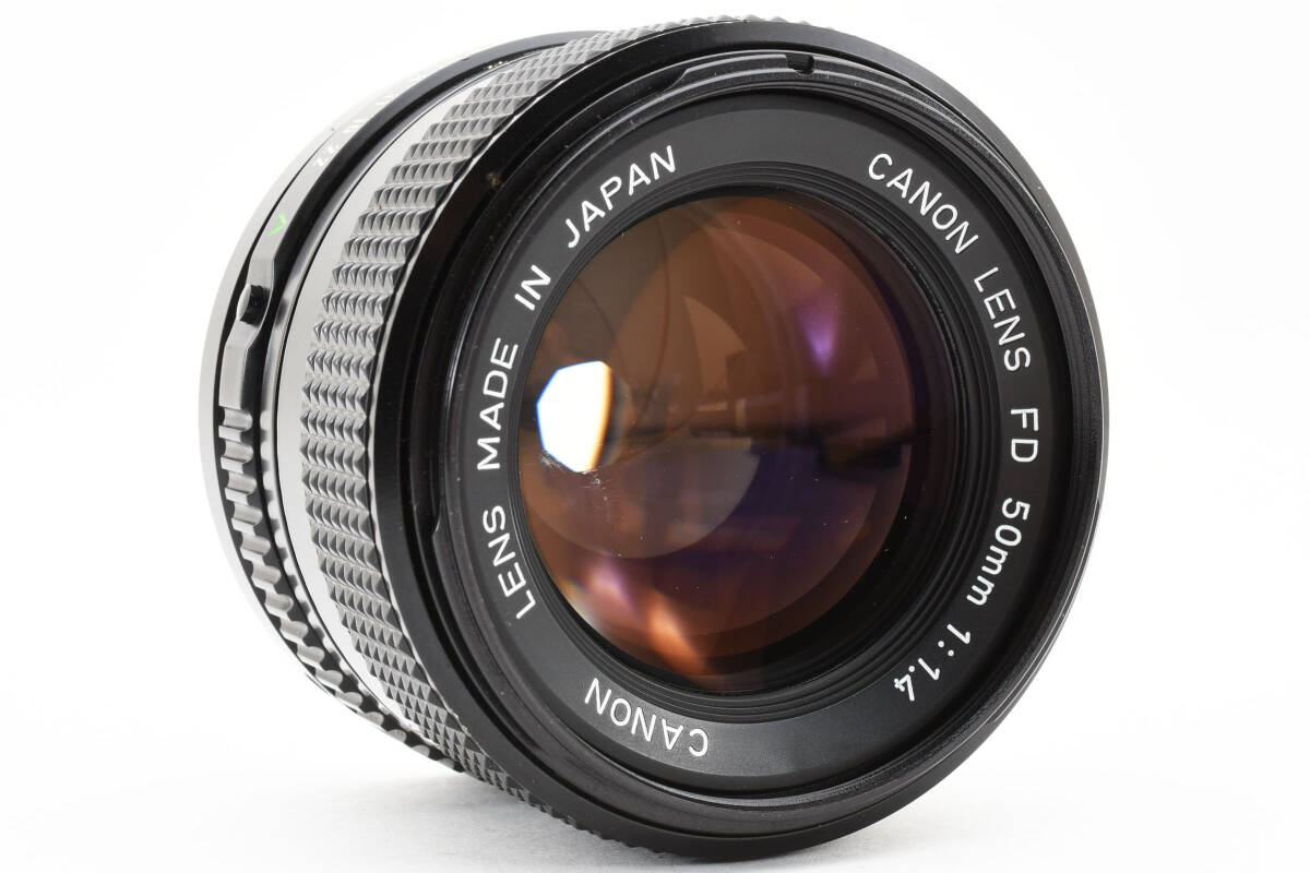 CANON キヤノン NEW FD 50mm F1.4 単焦点 標準レンズ [正常動作品 美品] #2134245A_画像3