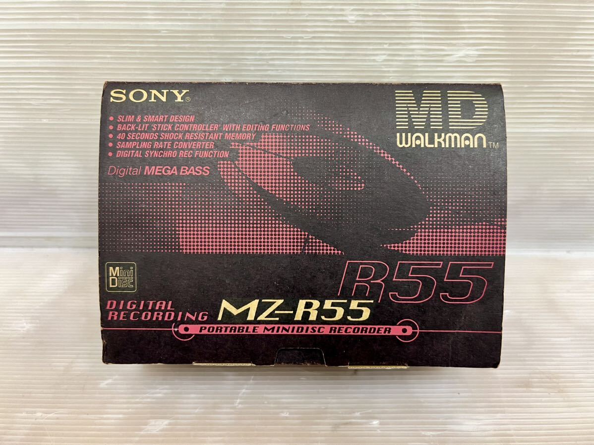 デッドストック？ SONY MD ウォークマン MZ-R55 ポータブル レコーダー WALKMAN ソニー プレイヤー _画像1