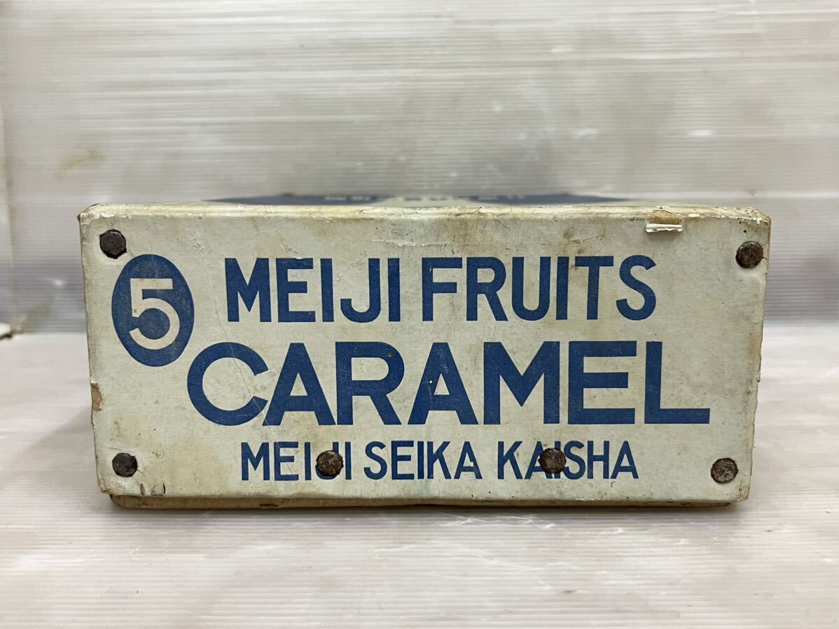 戦前 明治 フルーツ キャラメル 空箱 MEIJI FRUITS CARAMEL 東京 明治製菓株式会社 空き箱 _画像3