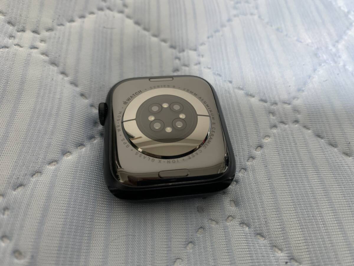 【極美品】Apple Watch Series 9（GPSモデル）- 45mmミッドナイトアルミニウムケースとミッドナイトスポーツバンド - M/L　オマケ付き_画像2