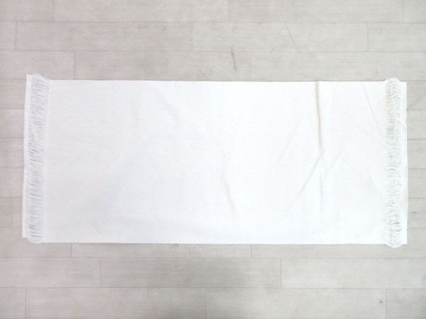 送料300円(税込)■rg736■未晒し木綿テーブルセンター生地(約巾41.5cm) 計約50m【シンオク】